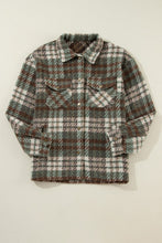 Load image into Gallery viewer, Plaid Button Up Long Sleeve Jacket