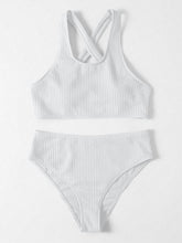 Load image into Gallery viewer, Crisscross Wide Strap Two-Piece Swim Set