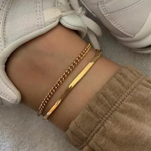 Load image into Gallery viewer, 18K Gold-Plated Ankle Bracelet