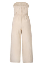 Load image into Gallery viewer, Tied Cutout Tube Wide Leg Jumpsuit