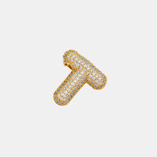 Load image into Gallery viewer, Gold-Plated Inlaid Zircon Letter Necklace