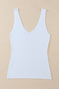 V-Neck Wide Strap Tank