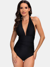 Load image into Gallery viewer, Halter Neck One-Piece Swimwear