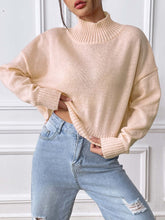 Load image into Gallery viewer, Turtleneck Long Sleeve Sweater