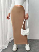 Load image into Gallery viewer, Maxi Knit Wrap Skirt