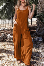 Load image into Gallery viewer, Scoop Neck Spaghetti Strap Jumpsuit