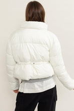 Load image into Gallery viewer, HYFVE Quilted Back Drawstring Puffer Jacket