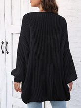 Load image into Gallery viewer, Open Front Long Sleeve Cardigan