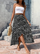 Load image into Gallery viewer, High-Low Printed Skirt