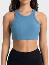 Load image into Gallery viewer, Wide Strap Cropped Sport Tank