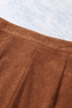 Load image into Gallery viewer, Buttoned Corduroy Mini Skirt