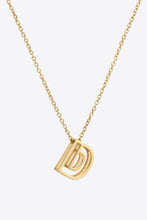 Load image into Gallery viewer, A to J Letter Pendant Necklace