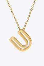 Load image into Gallery viewer, U to Z Letter Pendant Necklace