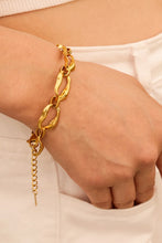 Load image into Gallery viewer, 18K Gold-Plated Stainless Steel Bracelet