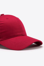 Load image into Gallery viewer, Plain Adjustable Cotton Baseball Cap