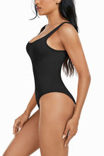 Load image into Gallery viewer, Wide Strap Square Neck Active Bodysuit