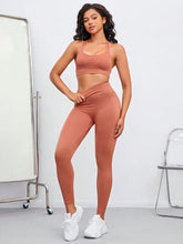 Load image into Gallery viewer, Square Neck Sport Tank and Leggings Set