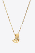 Load image into Gallery viewer, A to J Letter Pendant Necklace