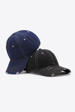 Load image into Gallery viewer, Distressed Adjustable Baseball Cap