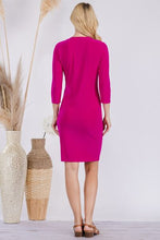 Load image into Gallery viewer, Celeste Full Size Round Neck Long Sleeve Slim Dress