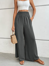 Load image into Gallery viewer, Wide Waistband Relax Fit Long Pants