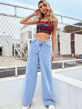 Load image into Gallery viewer, Wide Leg Jeans with Pockets