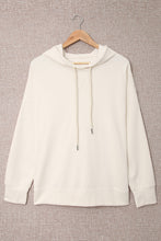 Load image into Gallery viewer, Drop Shoulder Hoodie with Slit