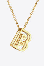 Load image into Gallery viewer, A to J Letter Pendant Necklace