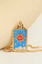 Load image into Gallery viewer, Tarot Card Pendant Copper Necklace