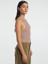 Load image into Gallery viewer, Halter Neck Ribbed Cropped Top