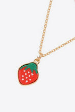 Load image into Gallery viewer, Fruit Pendant Double-Layered Necklace