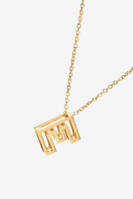 Load image into Gallery viewer, A to J Letter Pendant Necklace