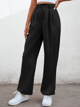 Load image into Gallery viewer, High Waist Straight Leg Pants