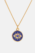 Load image into Gallery viewer, SEE NO EVIL Eye Pendant Chunky Chain Necklace