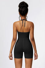 Load image into Gallery viewer, Halter Neck Sports Romper