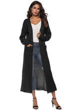 Load image into Gallery viewer, Long Sleeve Open Front Buttoned Cardigan