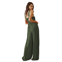 Load image into Gallery viewer, Smocked Wide Strap Jumpsuit