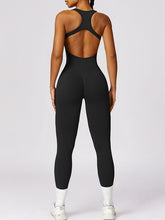 Load image into Gallery viewer, Cutout Racerback Active Jumpsuit