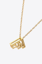 Load image into Gallery viewer, A to J Letter Pendant Necklace