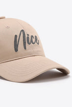 Load image into Gallery viewer, NICE Adjustable Cotton Baseball Cap