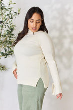 Load image into Gallery viewer, Heimish Full Size Ribbed Bow Detail Long Sleeve Turtleneck Knit Top