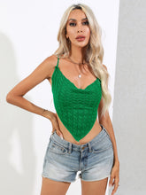 Load image into Gallery viewer, THANK YOU NEXT Crisscross Knit Cropped Top