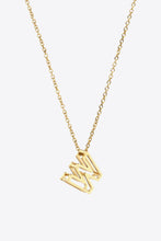 Load image into Gallery viewer, U to Z Letter Pendant Necklace