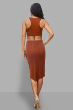 Load image into Gallery viewer, Slit High Waist Skirt