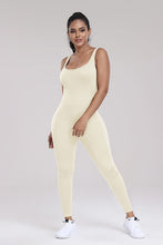 Load image into Gallery viewer, Wide Strap Sleeveless Active Jumpsuit