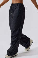 Load image into Gallery viewer, Long Loose Fit Pocketed Parachute Sports Pants