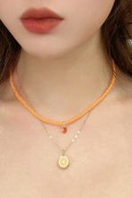 Load image into Gallery viewer, Fruit Pendant Double-Layered Necklace