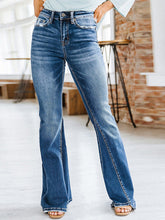 Load image into Gallery viewer, Cat&#39;s Whiskers Bootcut Jeans with Pockets