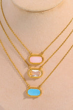 Load image into Gallery viewer, Copper 14K Gold Pleated Pendant Necklace