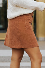 Load image into Gallery viewer, Buttoned Corduroy Mini Skirt